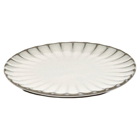 Inku White Dessert Plate Set of 4