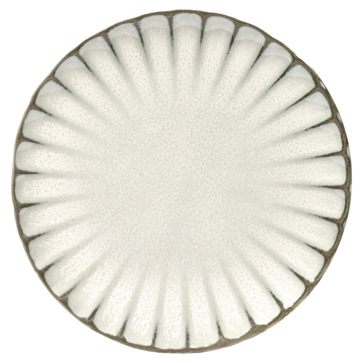 Inku White Dessert Plate Set of 4