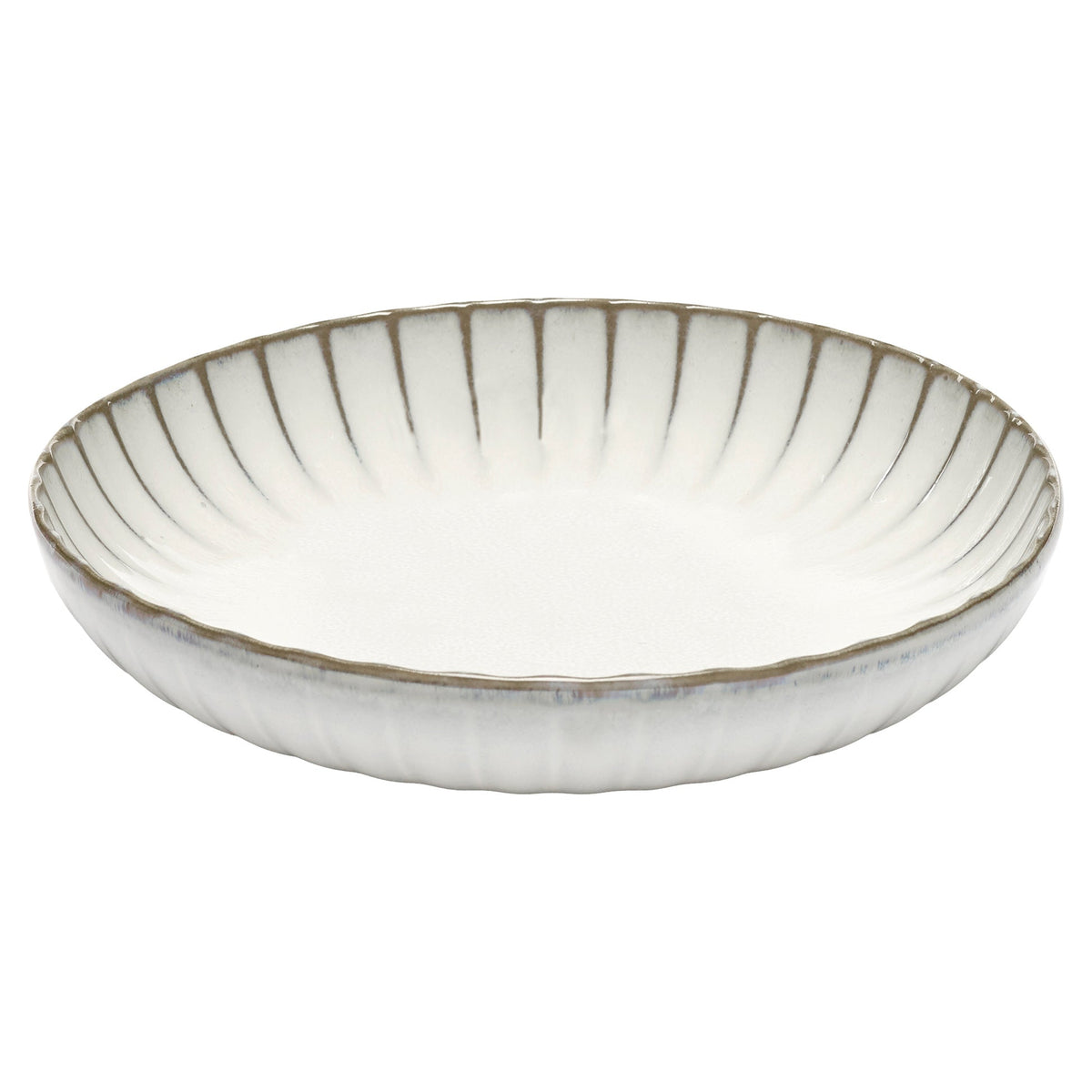 Inku White High Plate Set of 2 - Large