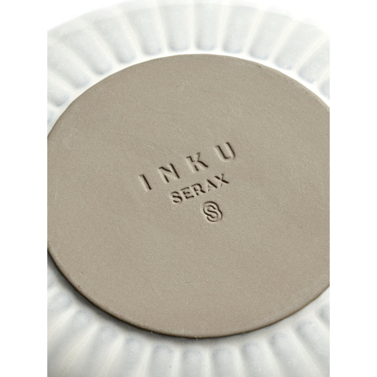 Inku White High Plate Set of 2 - Medium