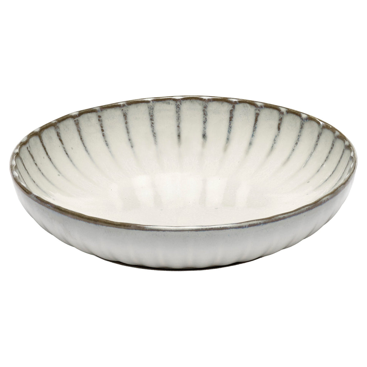 Inku White High Plate Set of 2 - Small