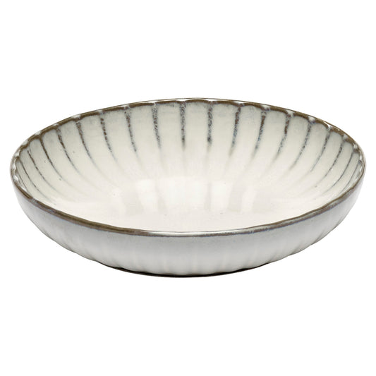 Inku White High Plate Set of 2 - Small