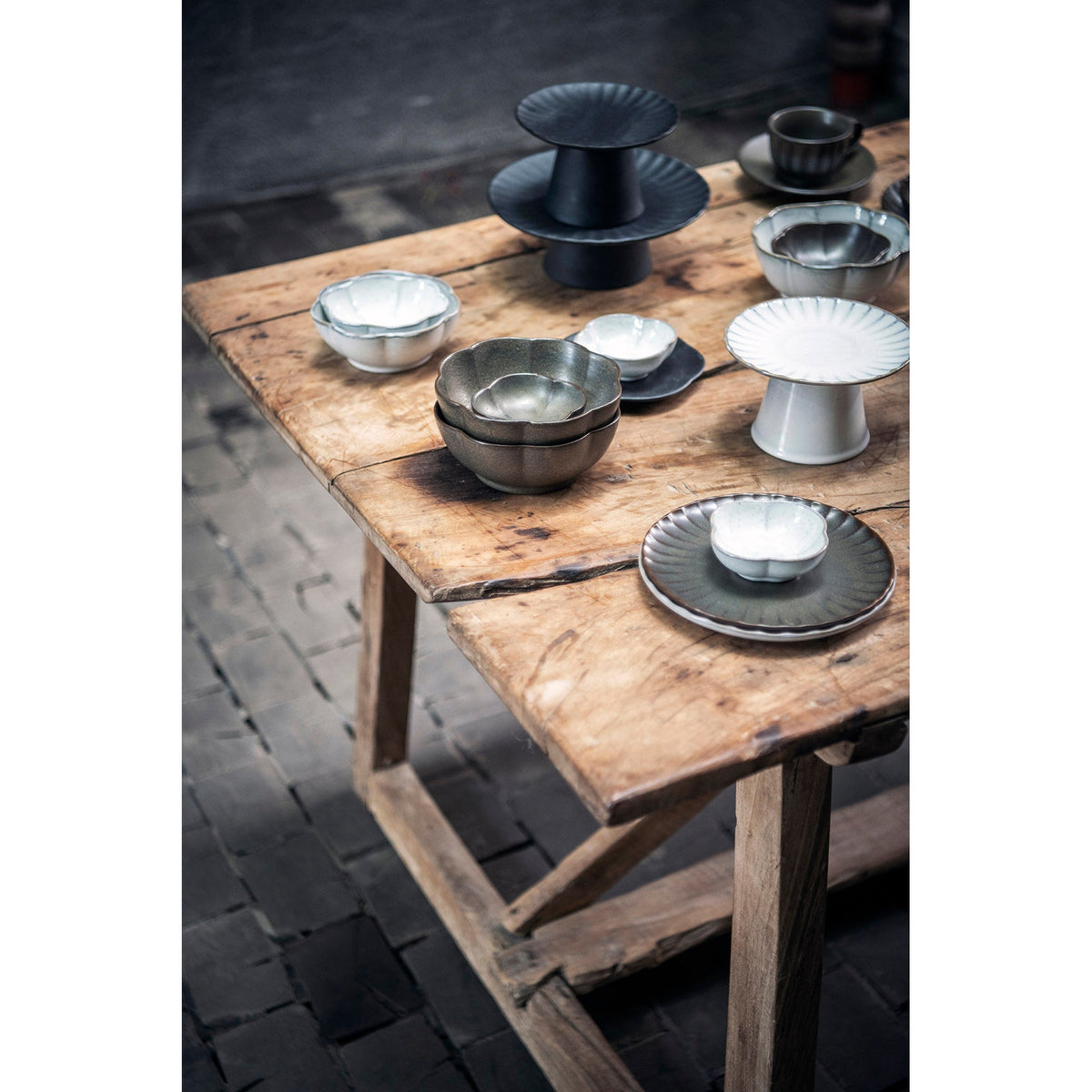 Inku White Oval Plate Set of 2 - Small