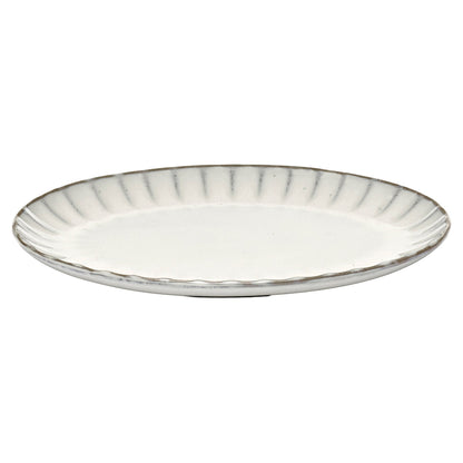 Inku White Oval Plate Set of 2 - Small