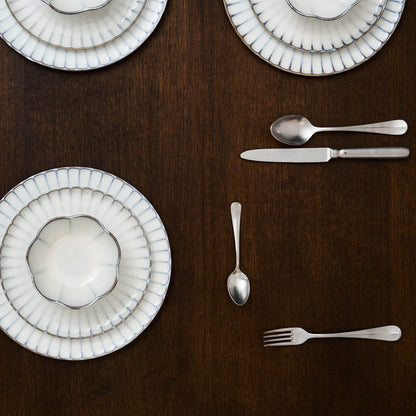Inku White Plate Set of 4 - Extra Large
