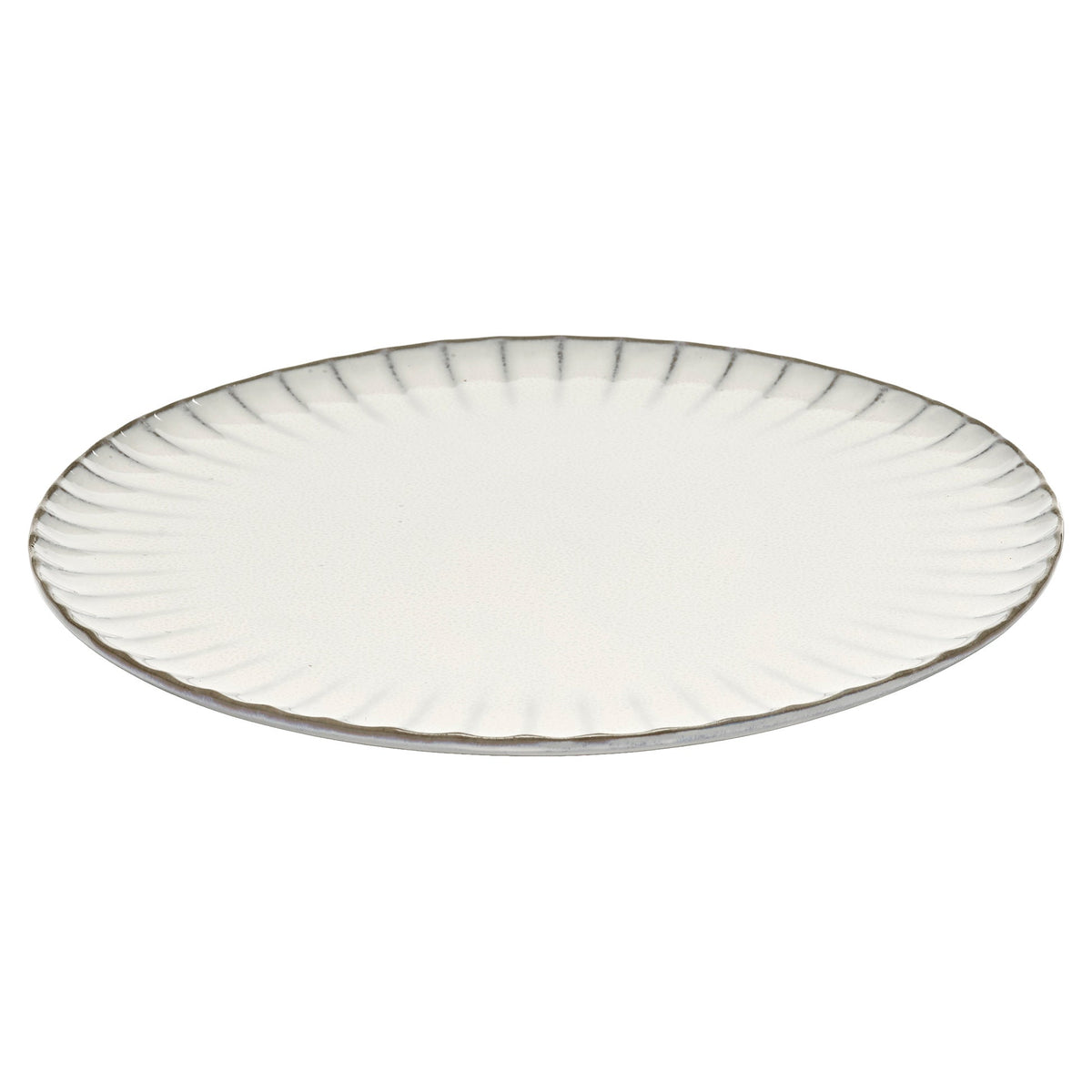 Inku White Plate Set of 4 - Extra Large