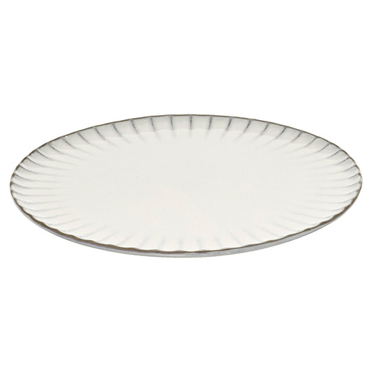 Inku White Plate Set of 4 - Extra Large