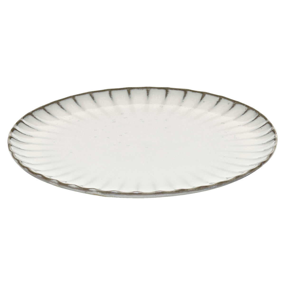 Inku White Plate Set of 4 - Medium