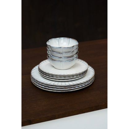Inku White Plate Set of 4 - Small