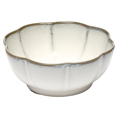 Inku White Ribbed Bowl Set of 4 - Extra Large