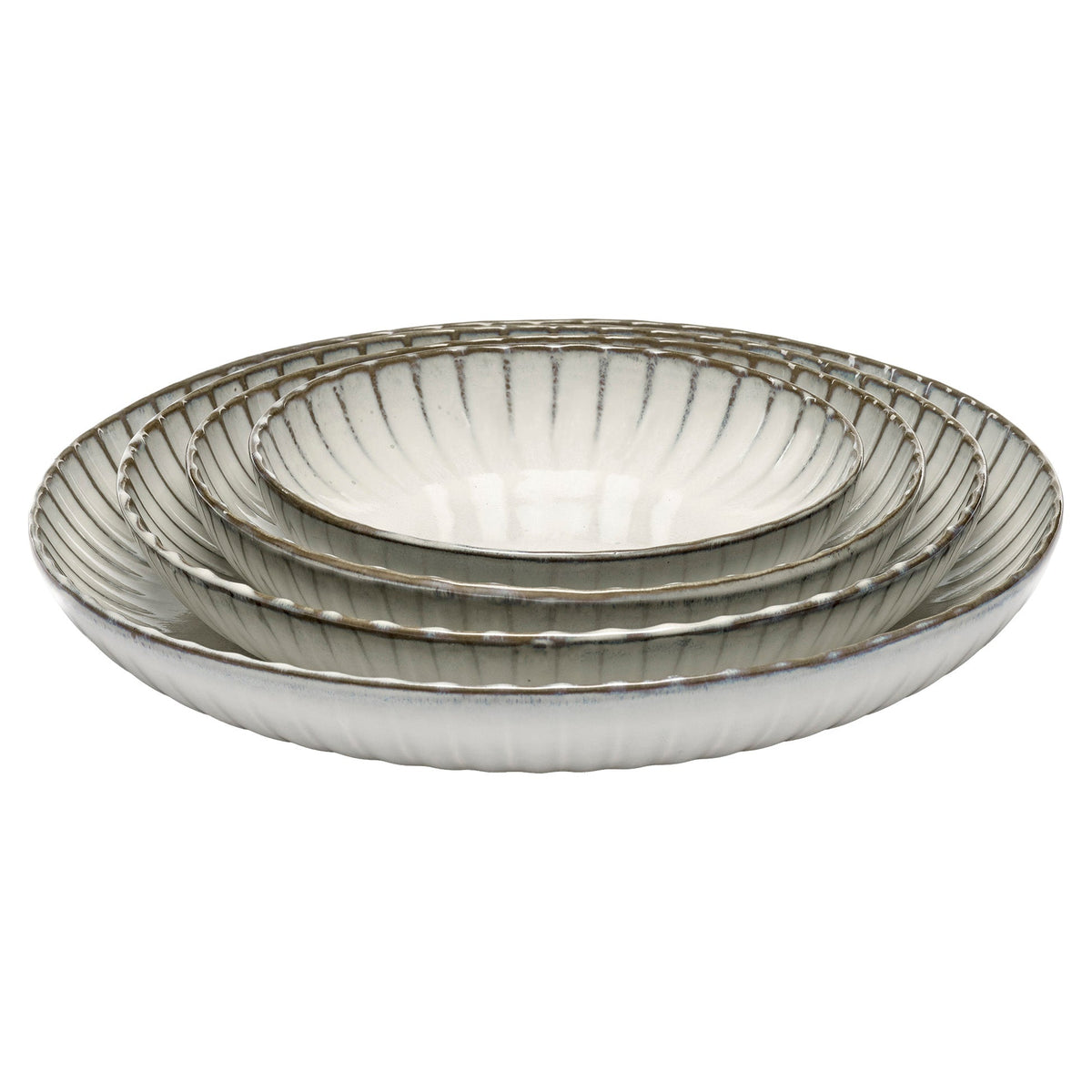 Inku White Serving Bowl - Medium