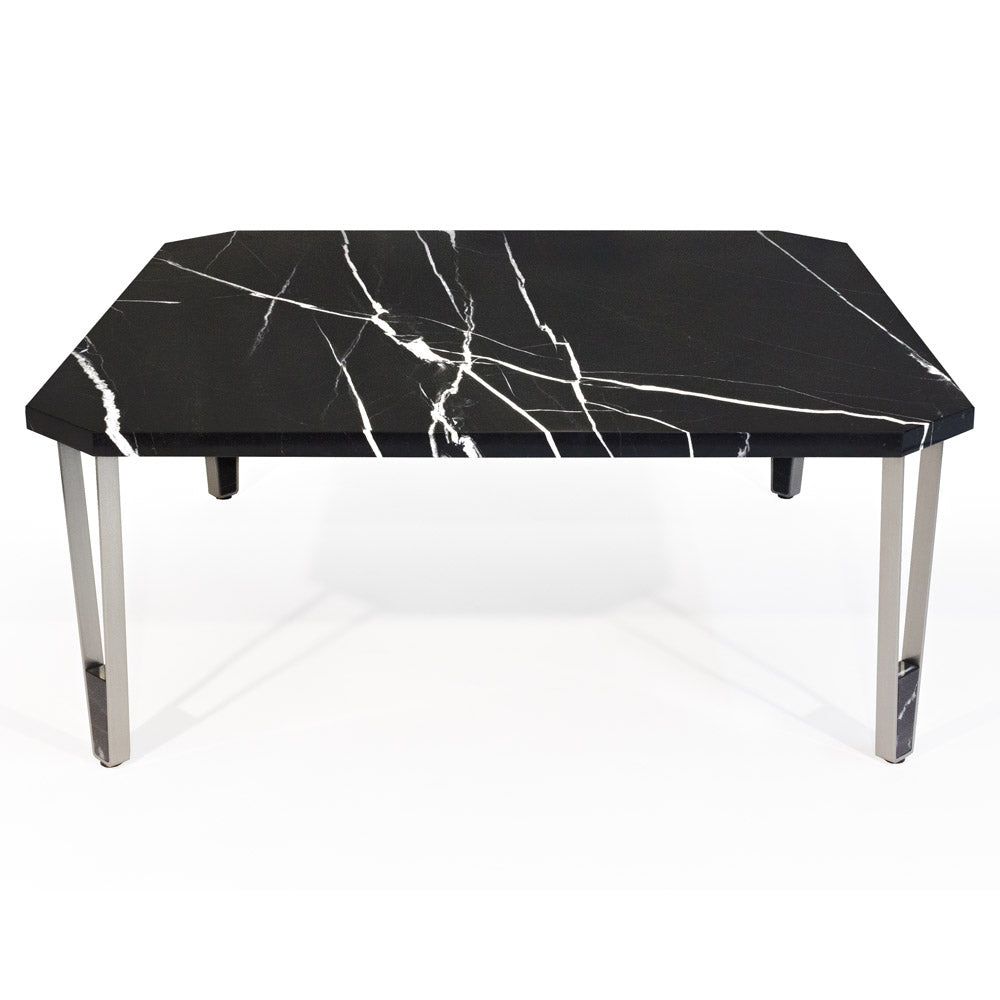 Ionic Square Coffee Table - Nero Marquina Marble