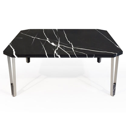 Ionic Square Coffee Table - Nero Marquina Marble