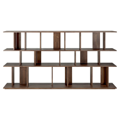 Irregular Rack 88.5"W - Brown Teak