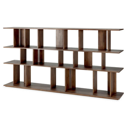 Irregular Rack 88.5"W - Brown Teak