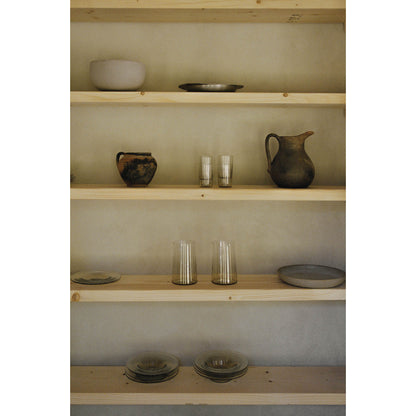 Isle Glass Pitcher - Light Smoke