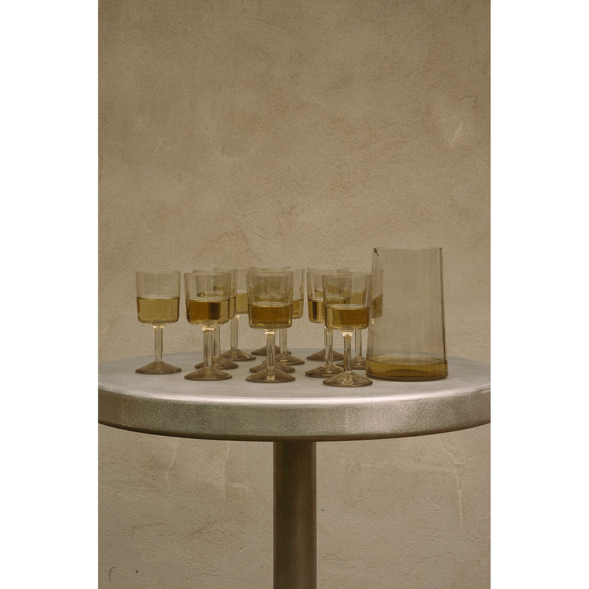 Isle Glass Pitcher - Light Smoke