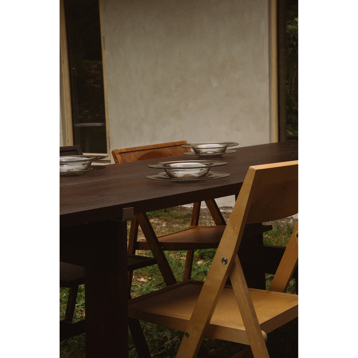 Isle Glass Plate Set of Two - Light Smoke