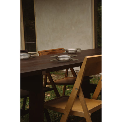 Isle Glass Plate Set of Two - Light Smoke
