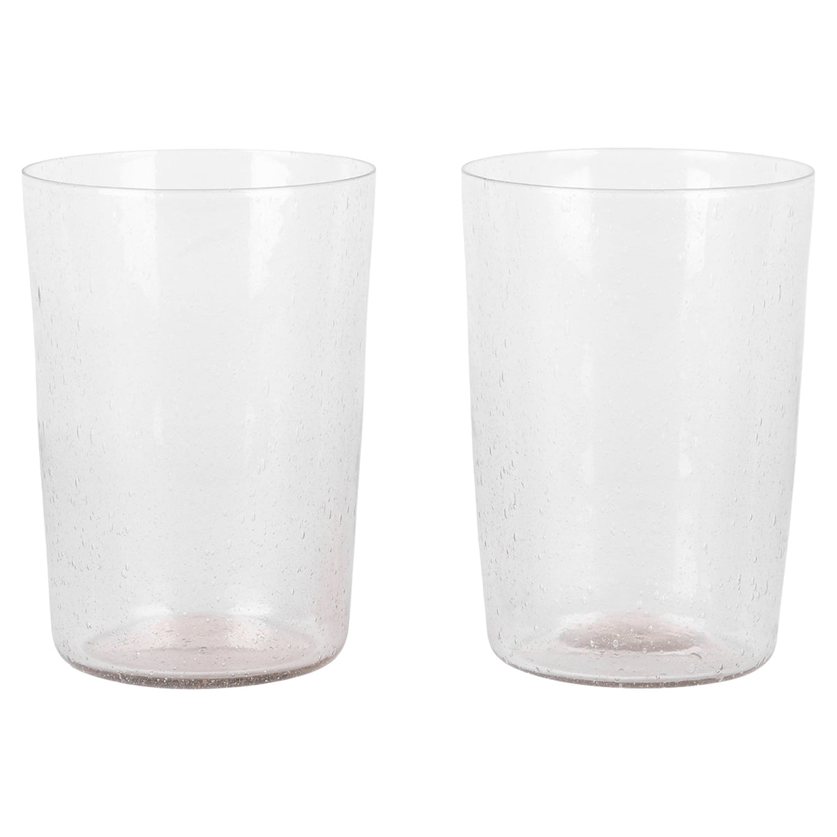 Isle Glass Set of Two- Light Smoke