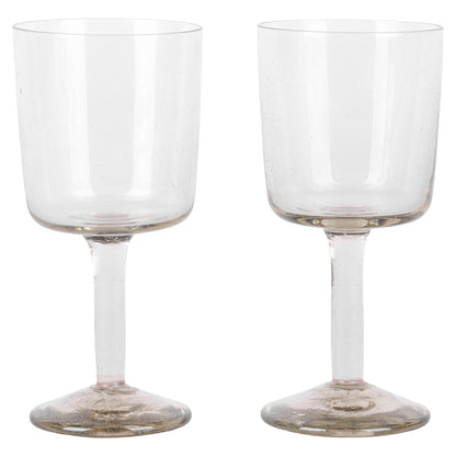 Isle Stem Glass Set of Two - Light Smoke