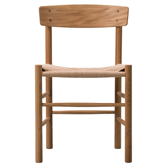 J39 Dining Chair - Oak Oil, Natural Paper Cord Seat