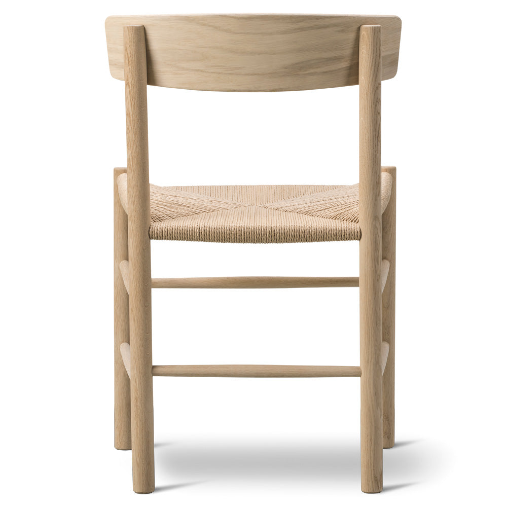 J39 Dining Chair - Oak Soap, Natural Paper Cord Seat