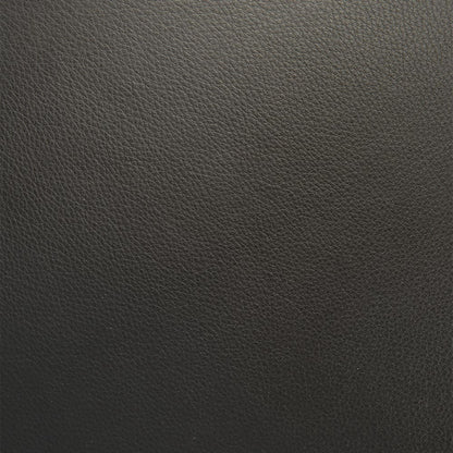 Jack Bench - Black Leather, Dark Brown Mahogany