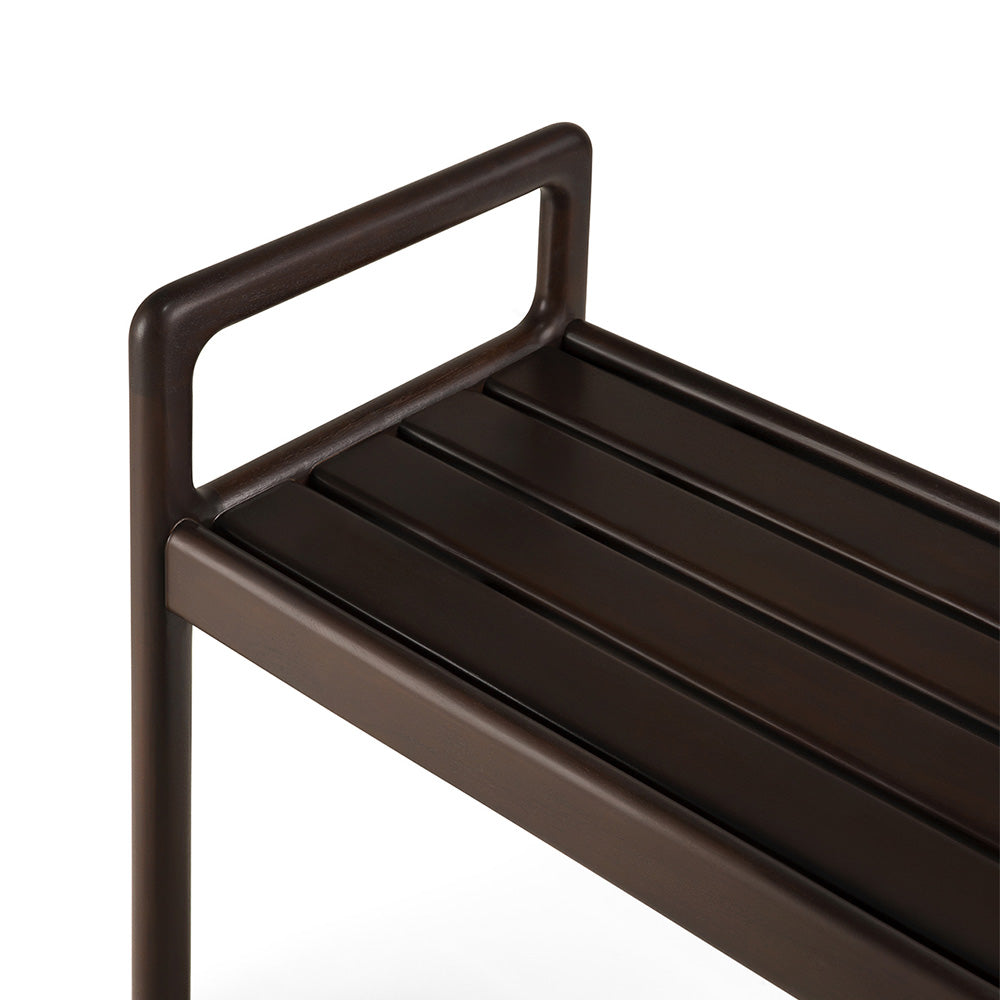 Jack Bench, Dark Brown Mahogany