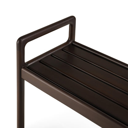 Jack Bench, Dark Brown Mahogany