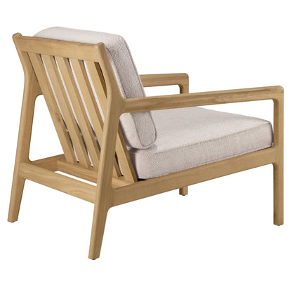 Jack Lounge Chair - Ivory Fabric, Oak