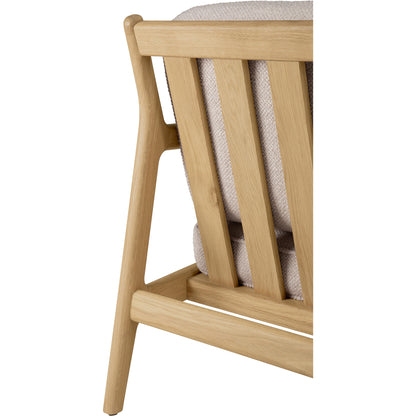 Jack Lounge Chair - Ivory Fabric, Oak