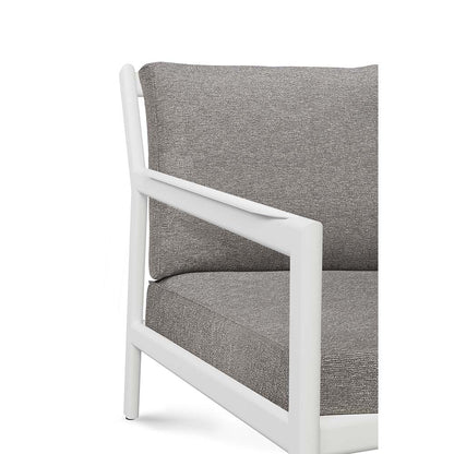 Jack Outdoor 2 Seater Sofa - Aluminum, Mocha