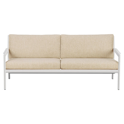 Jack Outdoor 2 Seater Sofa - Aluminum, Natural