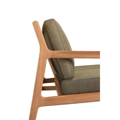 Jack Outdoor 2 Seater Sofa - Teak, Green