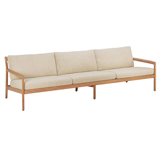 Jack Outdoor 3 Seater Sofa - Teak, Natural