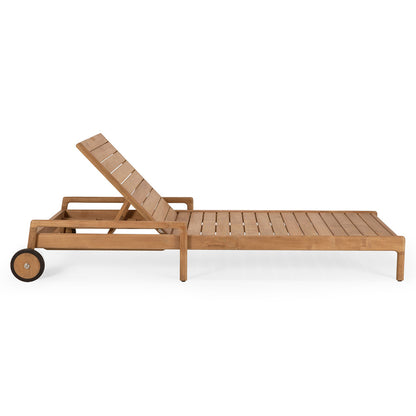 Jack Outdoor Adjustable Lounger - Teak