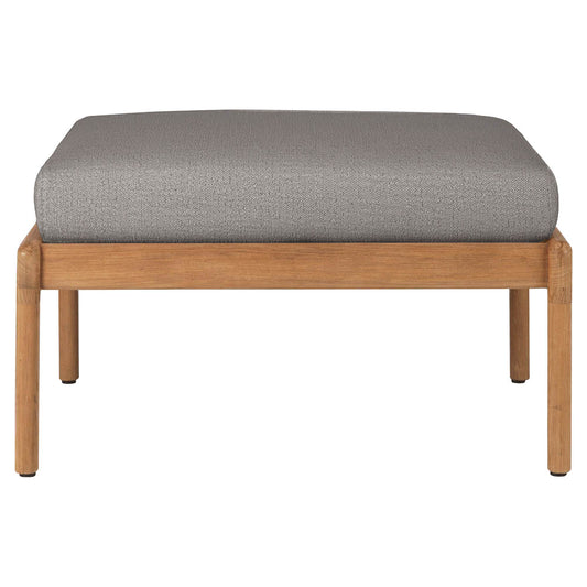 Jack Outdoor Footstool - Teak, Mocha