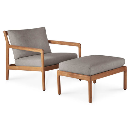 Jack Outdoor Footstool - Teak, Mocha