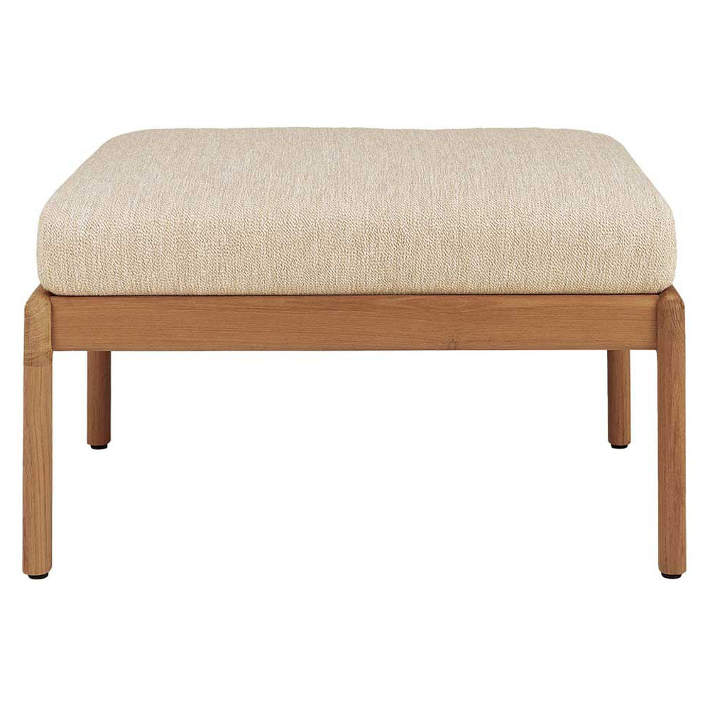 Jack Outdoor Footstool - Teak, Natural