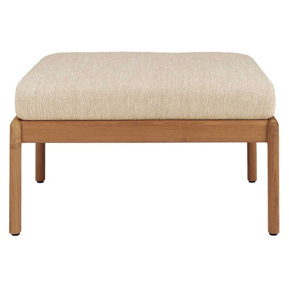Jack Outdoor Footstool - Teak, Natural