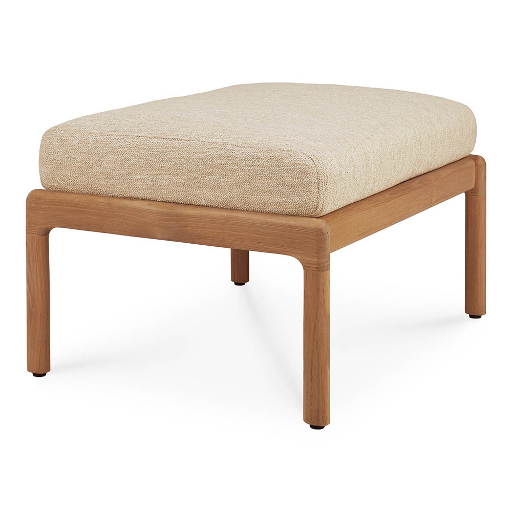 Jack Outdoor Footstool - Teak, Natural
