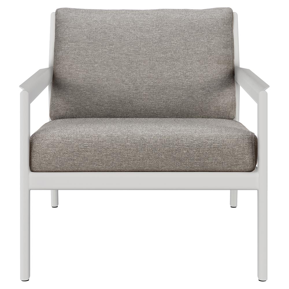 Jack Outdoor Lounge Chair - Aluminum, Mocha