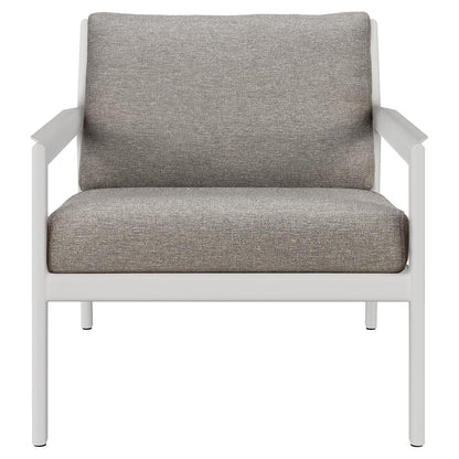 Jack Outdoor Lounge Chair - Aluminum, Mocha