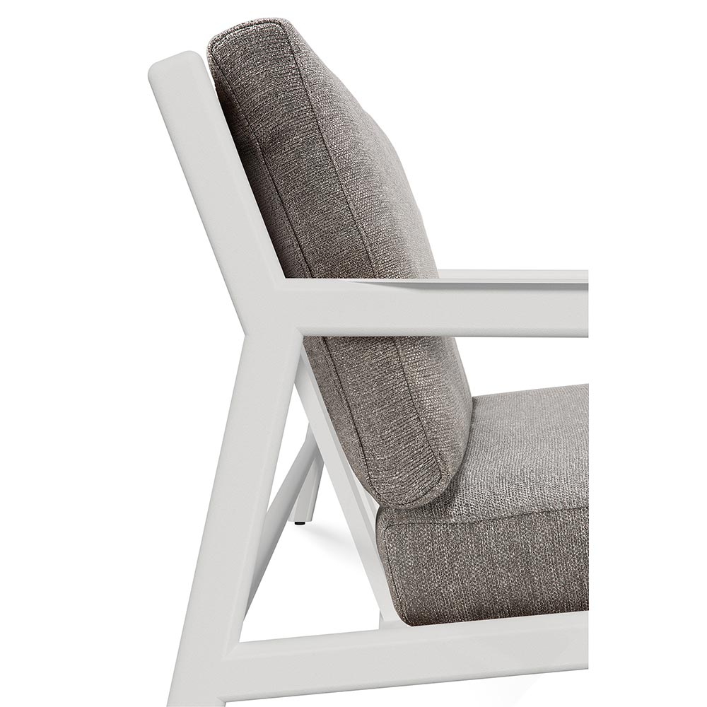 Jack Outdoor Lounge Chair - Aluminum, Mocha
