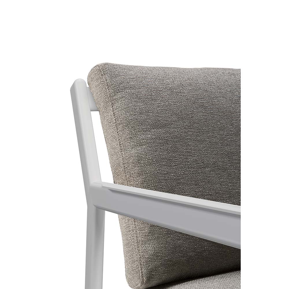 Jack Outdoor Lounge Chair - Aluminum, Mocha