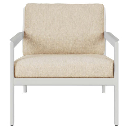 Jack Outdoor Lounge Chair - Aluminum, Natural