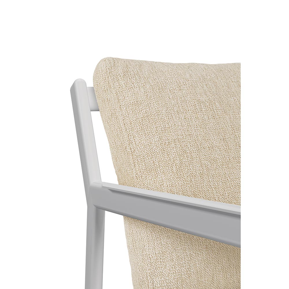 Jack Outdoor Lounge Chair - Aluminum, Natural