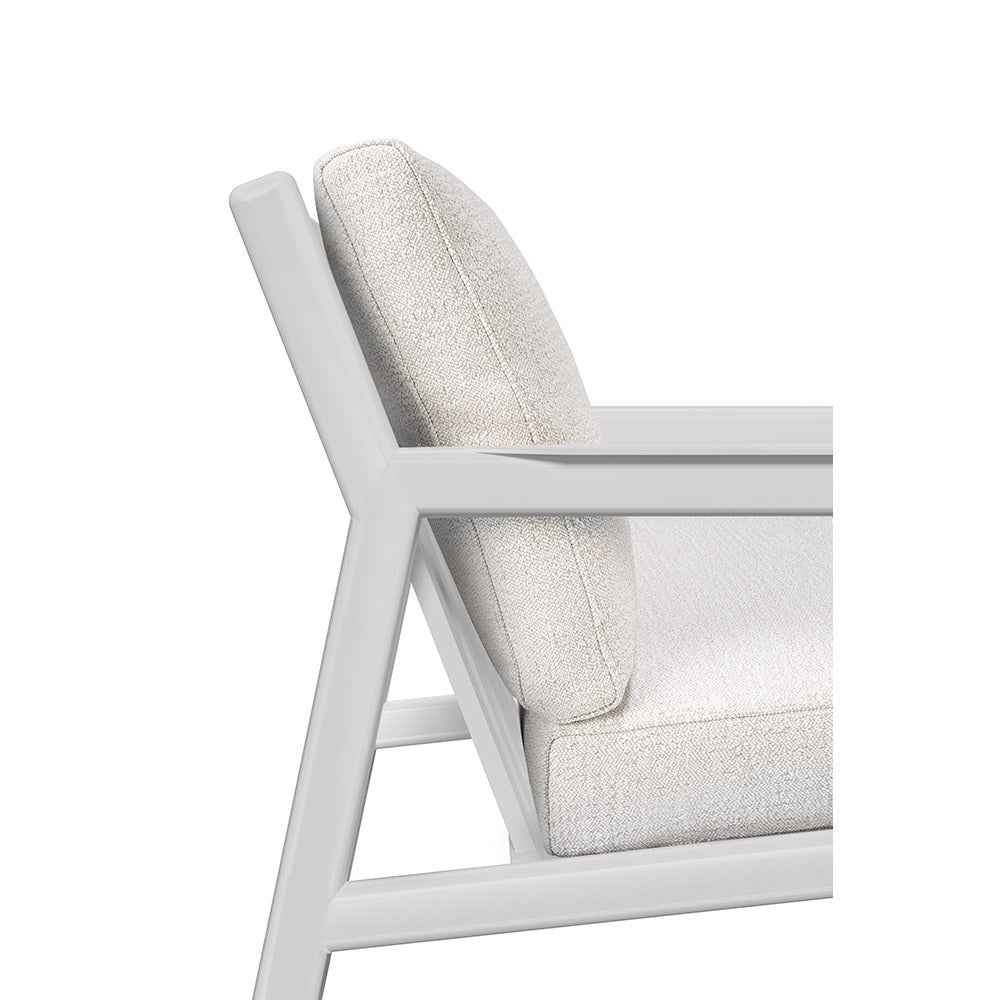 Jack Outdoor Lounge Chair - Aluminum, Off White