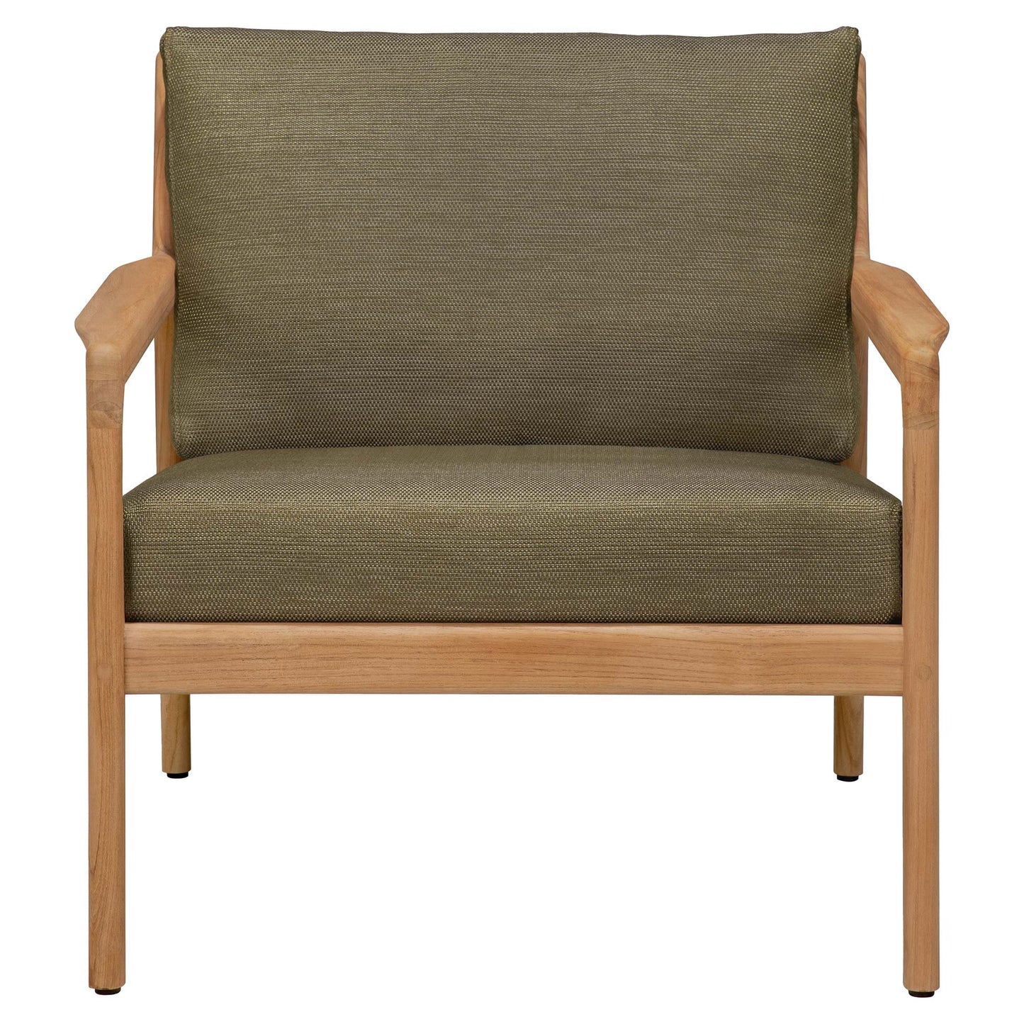 Jack Outdoor Lounge Chair - Teak, Green